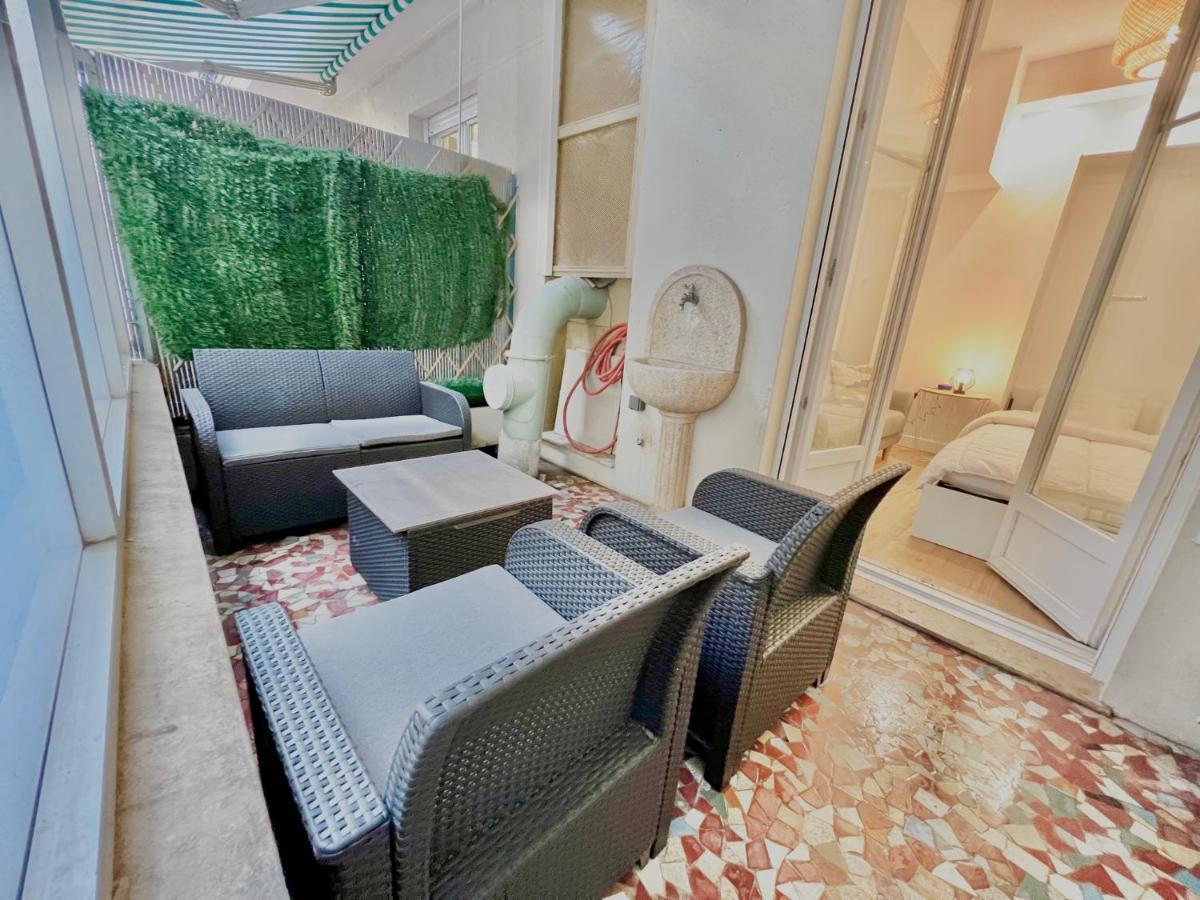 ApartHotel Riviera Superbe Studio Terrasse 100m Promenade des Anglais Carré d'Or Terrasse Meyerbeer Nice Exterior foto